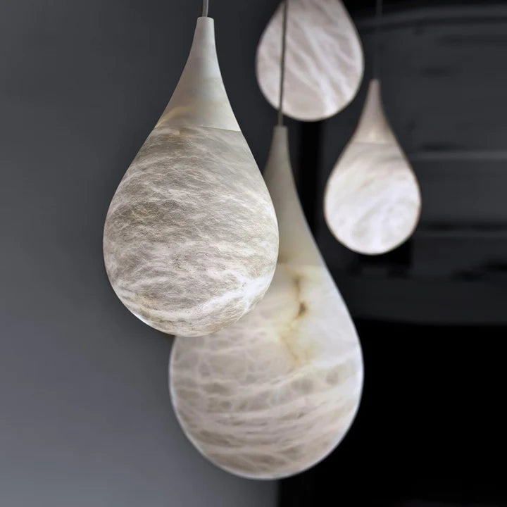 Raindrop Alabaster Chandelier 20"