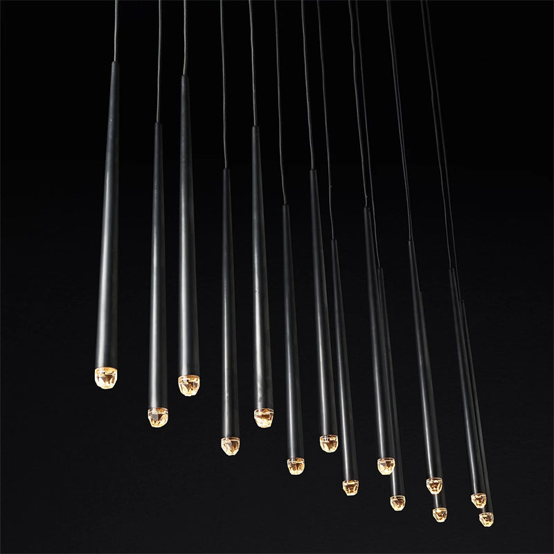 Aquitance Rectangle Chandelier For Kitchen Dining Room-MEET LIGHTING
