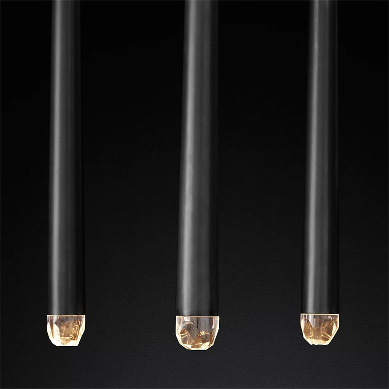 Aquitance Rectangle Chandelier For Kitchen Dining Room-MEET LIGHTING