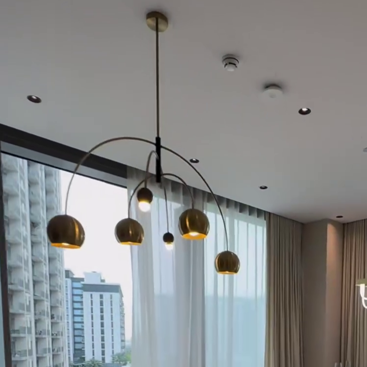 Modern Creative Cosmic Sputnik Chandelier for Living Room/Bedroom-MEET LIGHTING