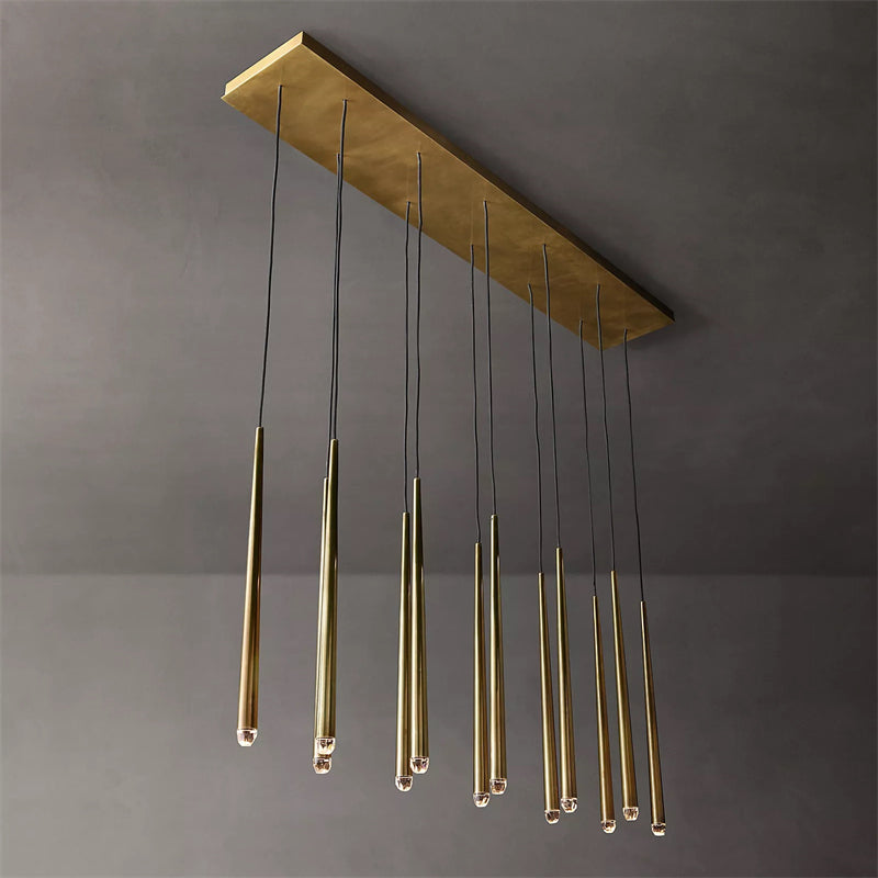 Aquitance Rectangle Chandelier For Kitchen Dining Room-MEET LIGHTING