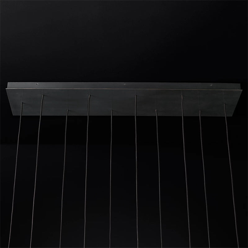 Aquitance Rectangle Chandelier For Kitchen Dining Room-MEET LIGHTING