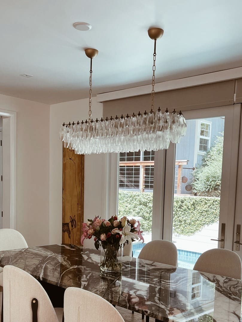 Murano Chandelier – Poliedri – 138 glass