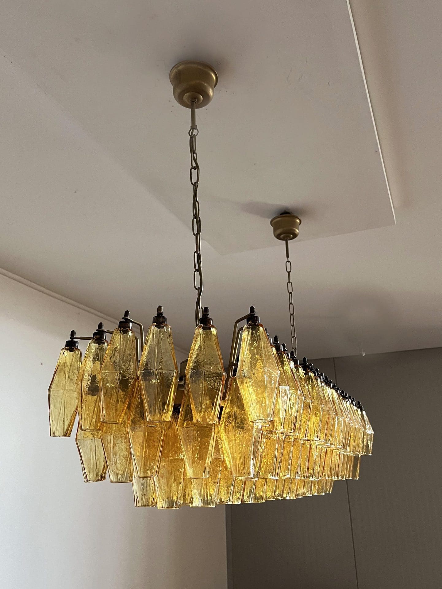 Murano Chandelier – Poliedri – 138 glass