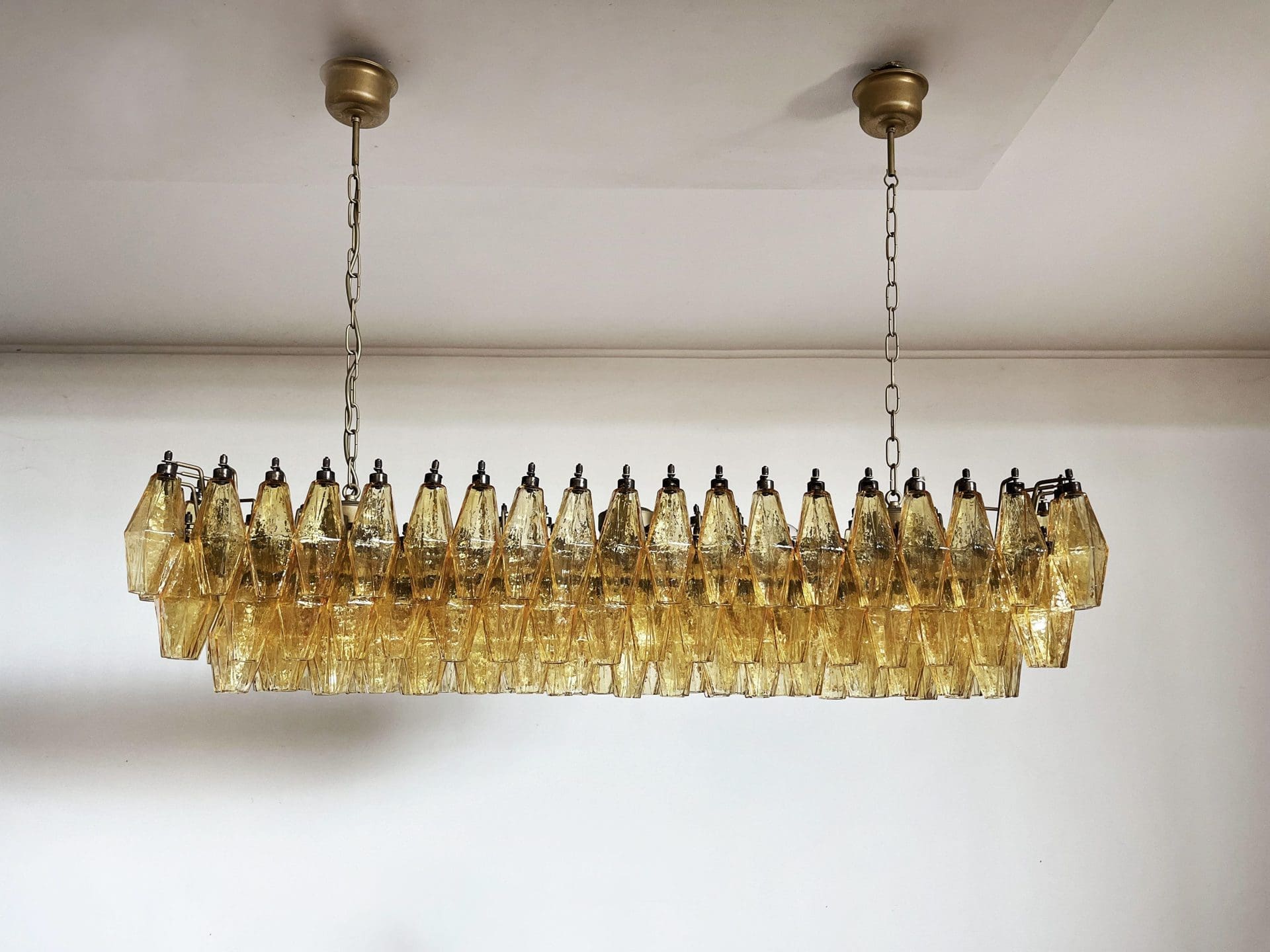 Murano Chandelier – Poliedri – 138 glass