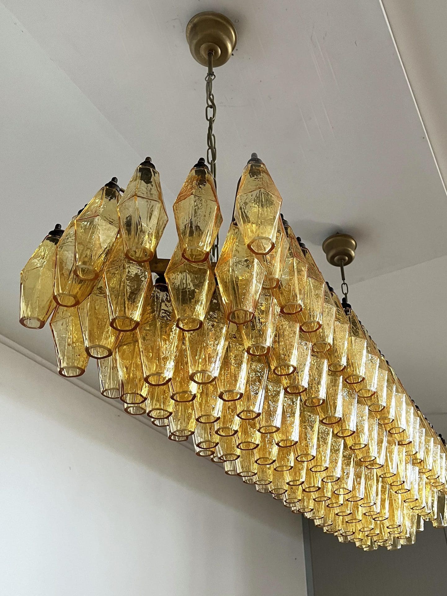 Murano Chandelier – Poliedri – 138 glass