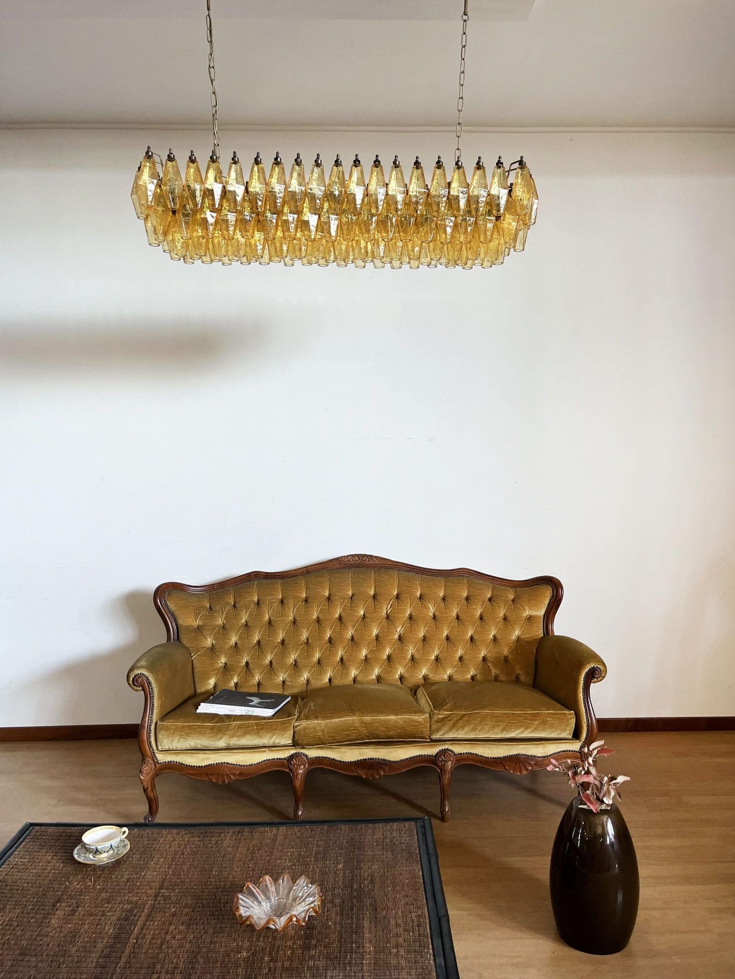 Murano Chandelier – Poliedri – 138 glass