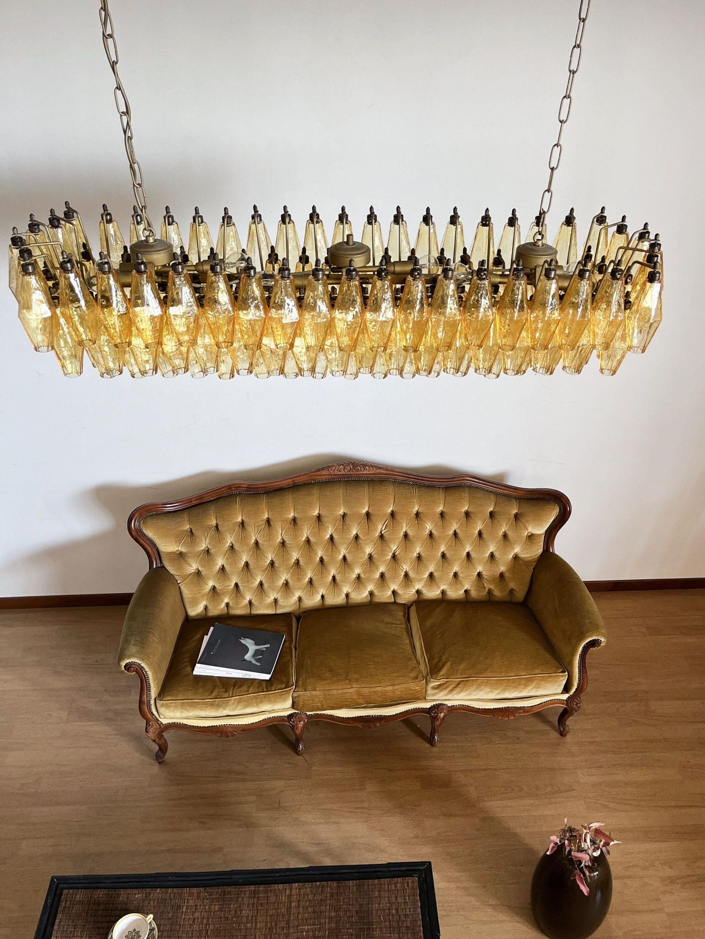 Murano Chandelier – Poliedri – 138 glass