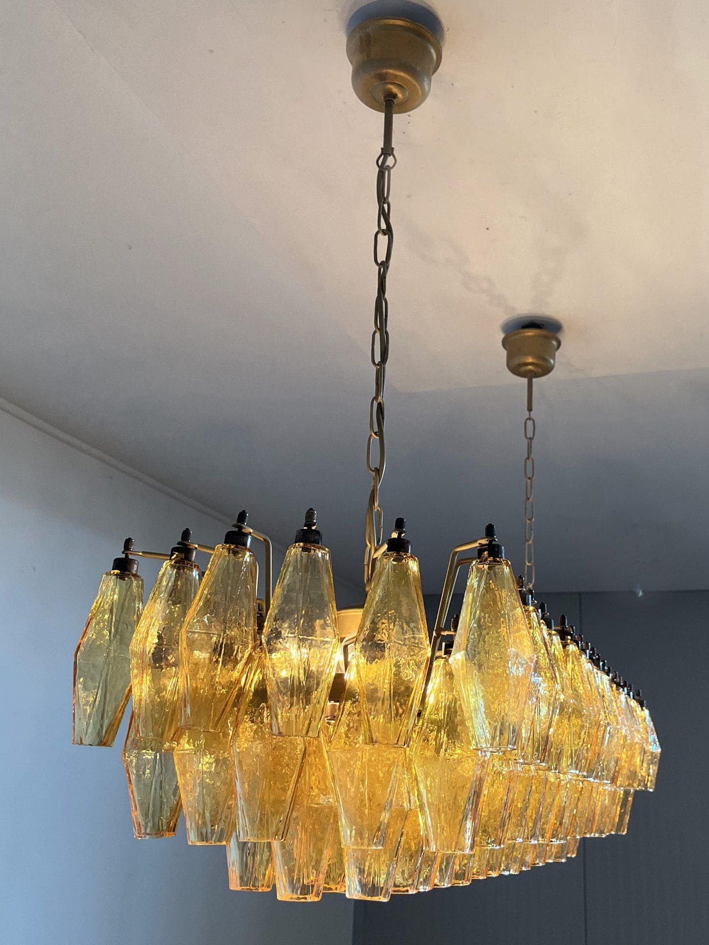 Murano Chandelier – Poliedri – 138 glass