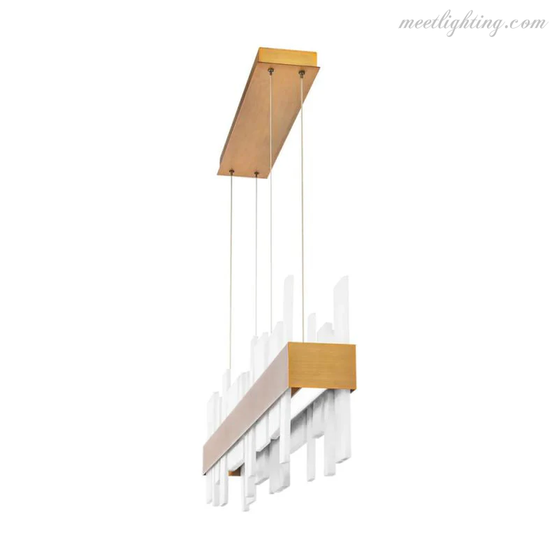 Acropolis 46in LED Linear Alabaster Chandelier-MEET LIGHTING