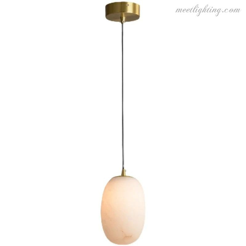 Alabaster Bedside Pendant Light-Meet Lighting