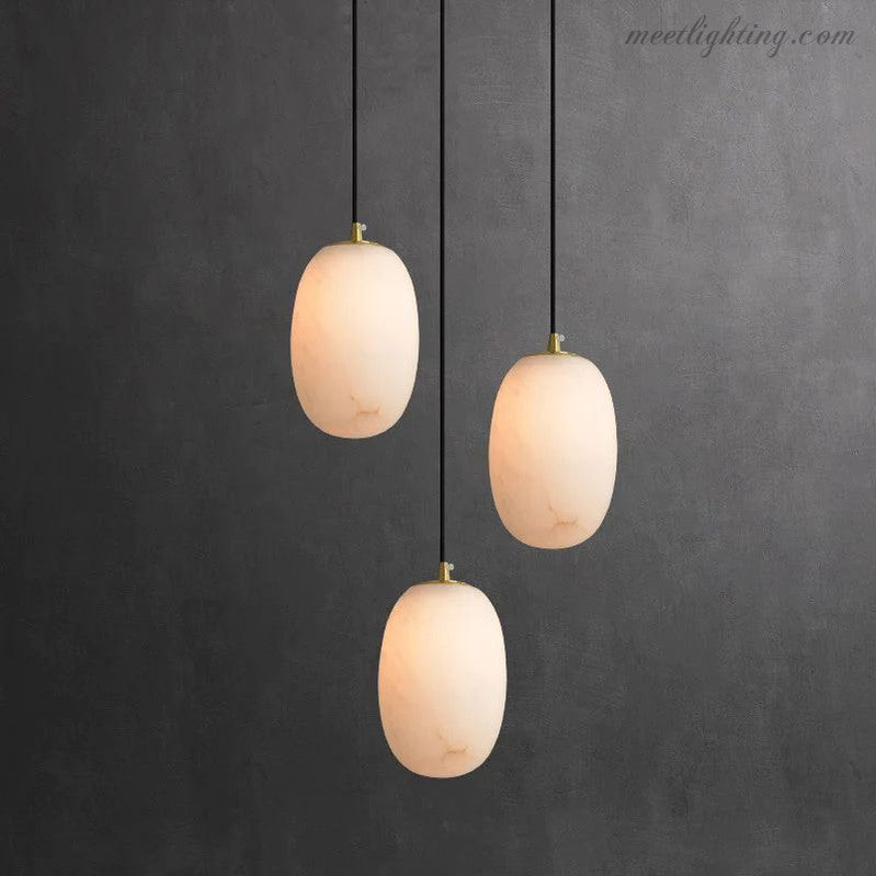Alabaster Bedside Pendant Light-Meet Lighting
