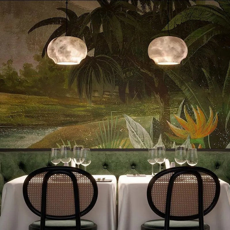 Alabaster Celine Dining Pendant Light-Meet Lighting