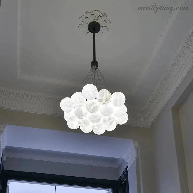 Alabaster Global Ceiling Pendant Light-Meet Lighting