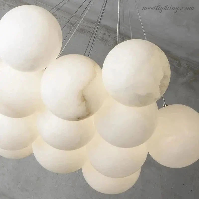 Alabaster Global Ceiling Pendant Light-Meet Lighting