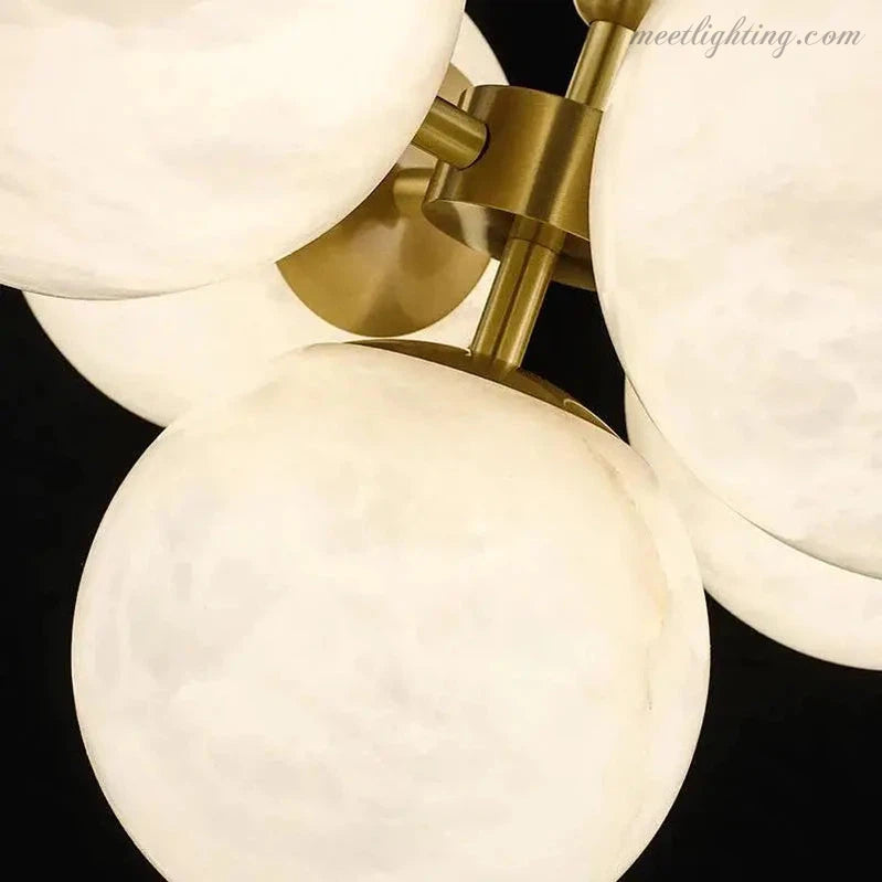 Alabaster Global Rod Cord Pendant Lighting-Meet Lighting