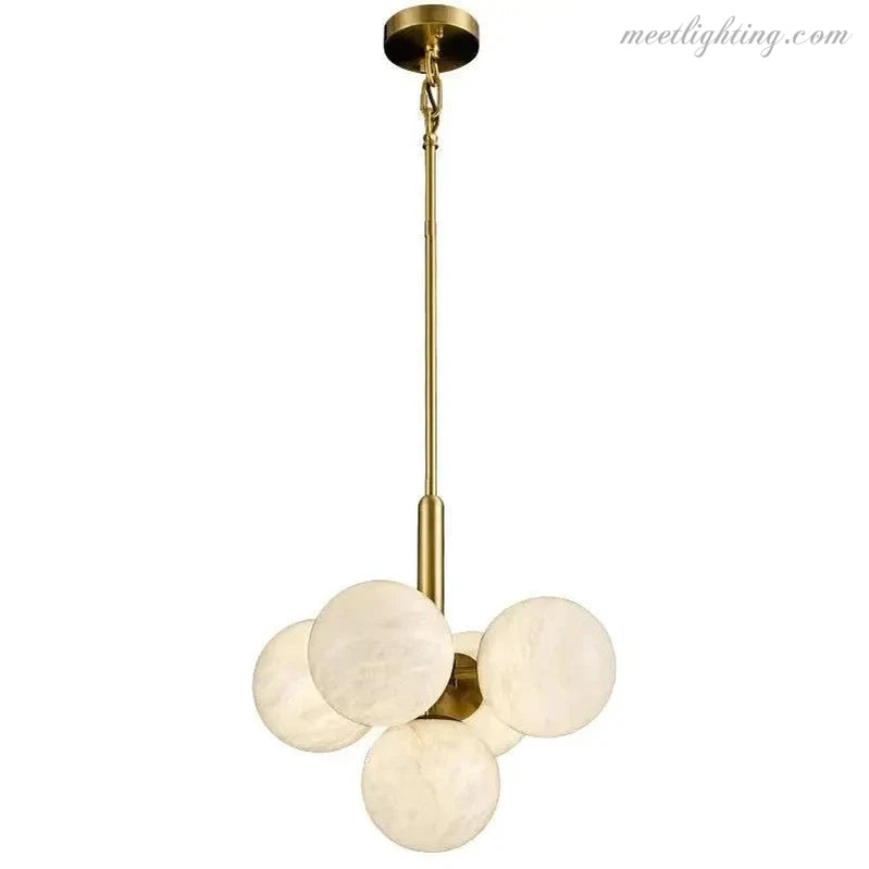 Alabaster Global Rod Cord Pendant Lighting-Meet Lighting