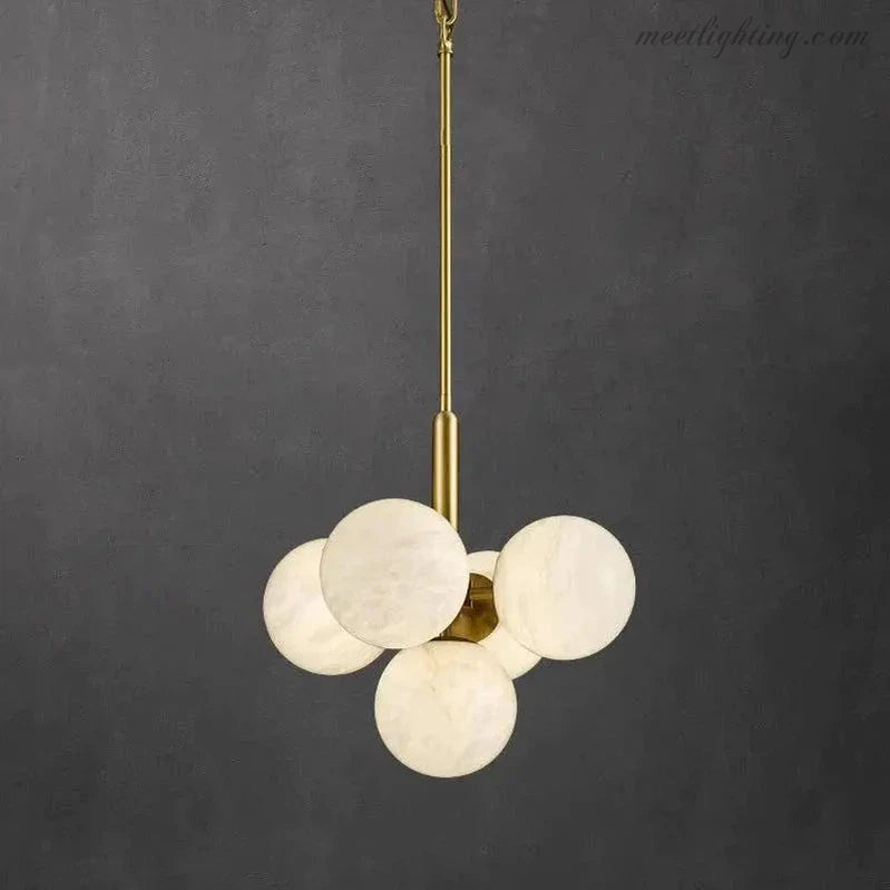 Alabaster Global Rod Cord Pendant Lighting-Meet Lighting