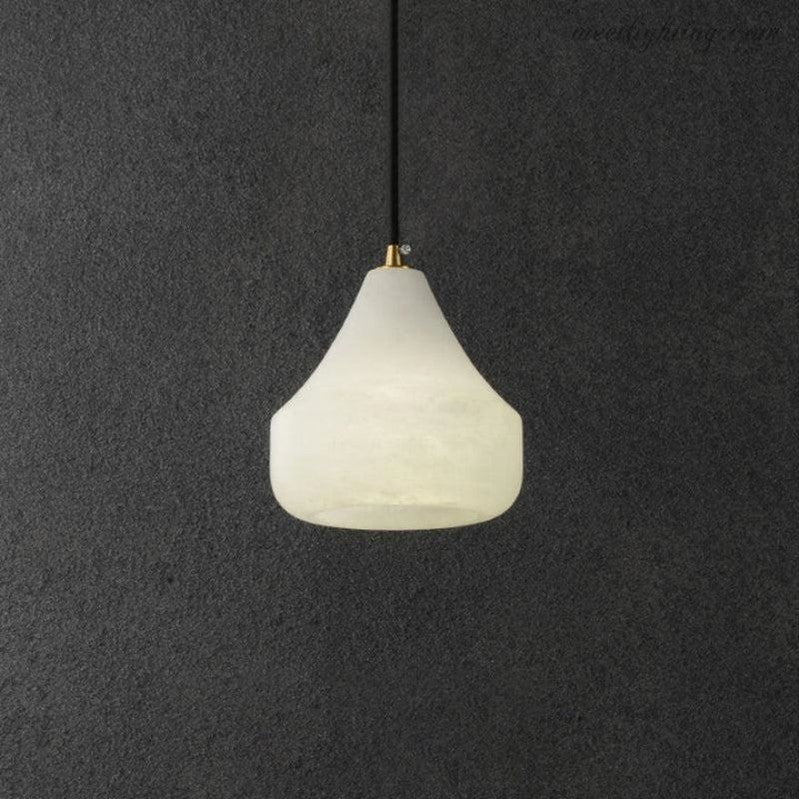Alabaster Hat Pendant-Meet Lighting