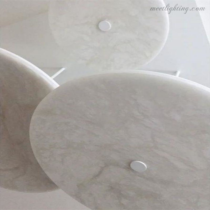 Alabaster Island Shape Mini Pendant Light-Meet Lighting