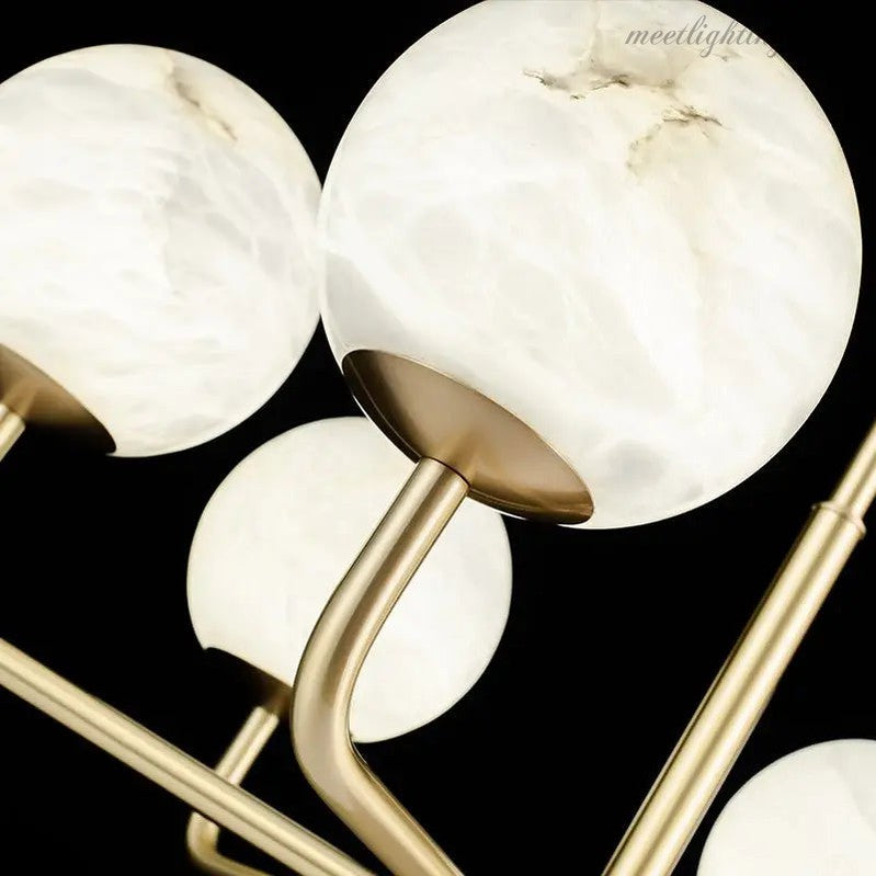 Alabaster Modern Global Dining Chandelier-MEET LIGHTING