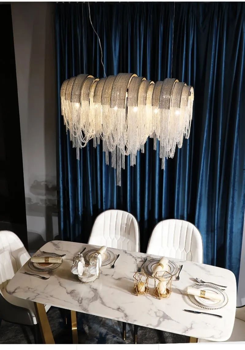 Alisa Long Branch Chandelier-MEET LIGHTING
