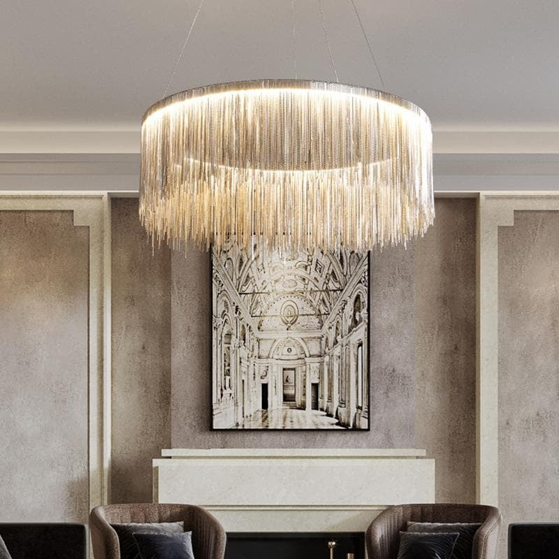 Alisa Luxury Round Chandelier-MEET LIGHTING