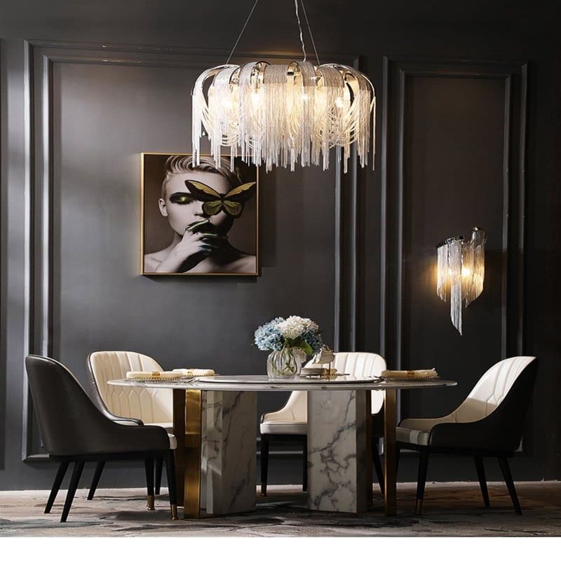 Alisa Luxury Round Decor Chandelier-MEET LIGHTING
