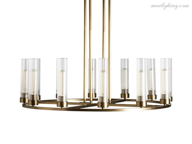 Andreas Round Chandelier-MEET LIGHTING