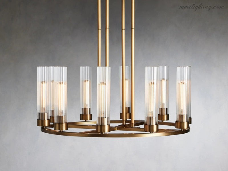 Andreas Round Chandelier-MEET LIGHTING
