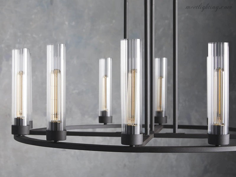 Andreas Round Chandelier-MEET LIGHTING