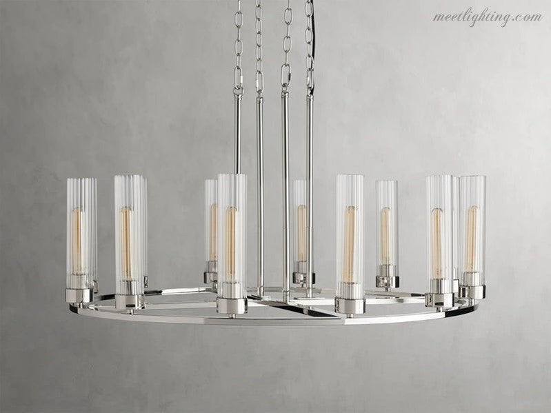 Andreas Round Chandelier-MEET LIGHTING