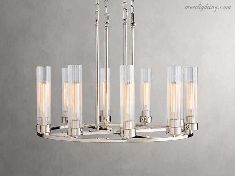 Andreas Round Chandelier-MEET LIGHTING