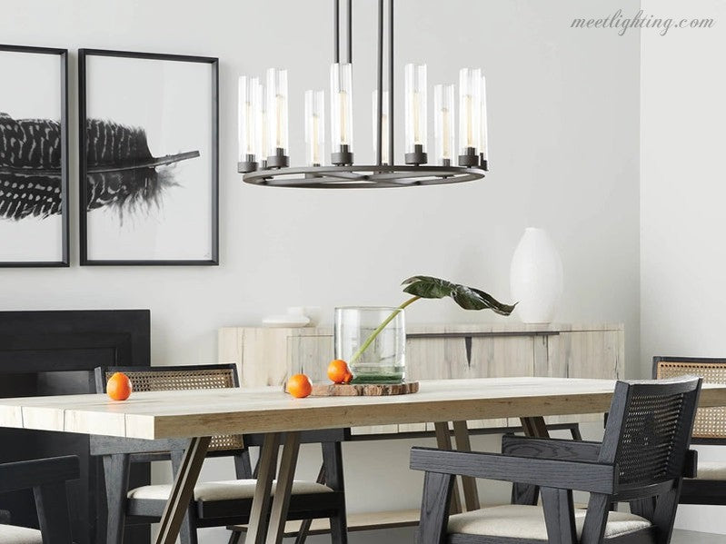 Andreas Round Chandelier-MEET LIGHTING