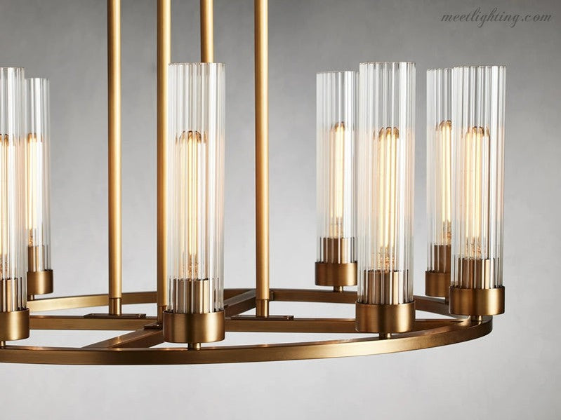 Andreas Round Chandelier-MEET LIGHTING