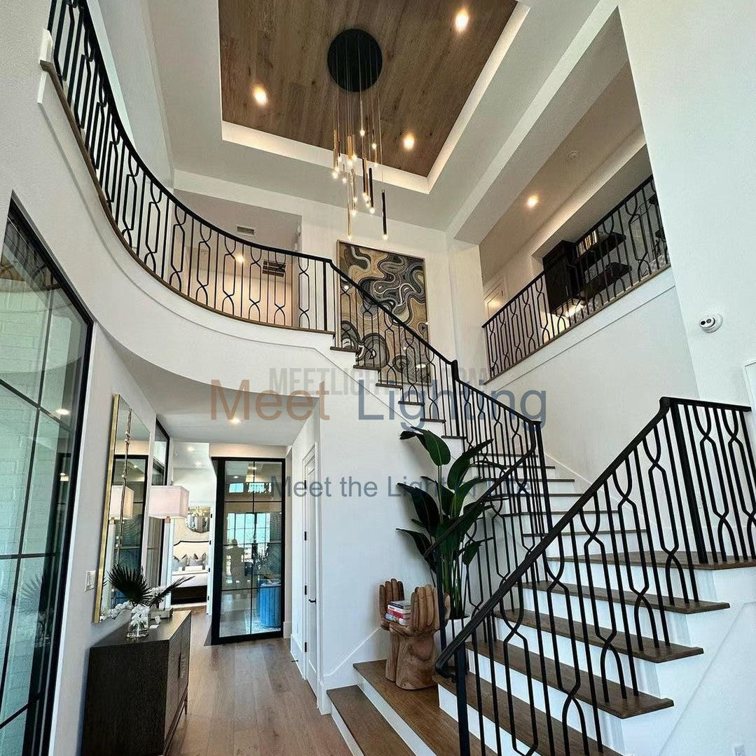 Aquitance Round Chandelier 48"-MEET LIGHTING