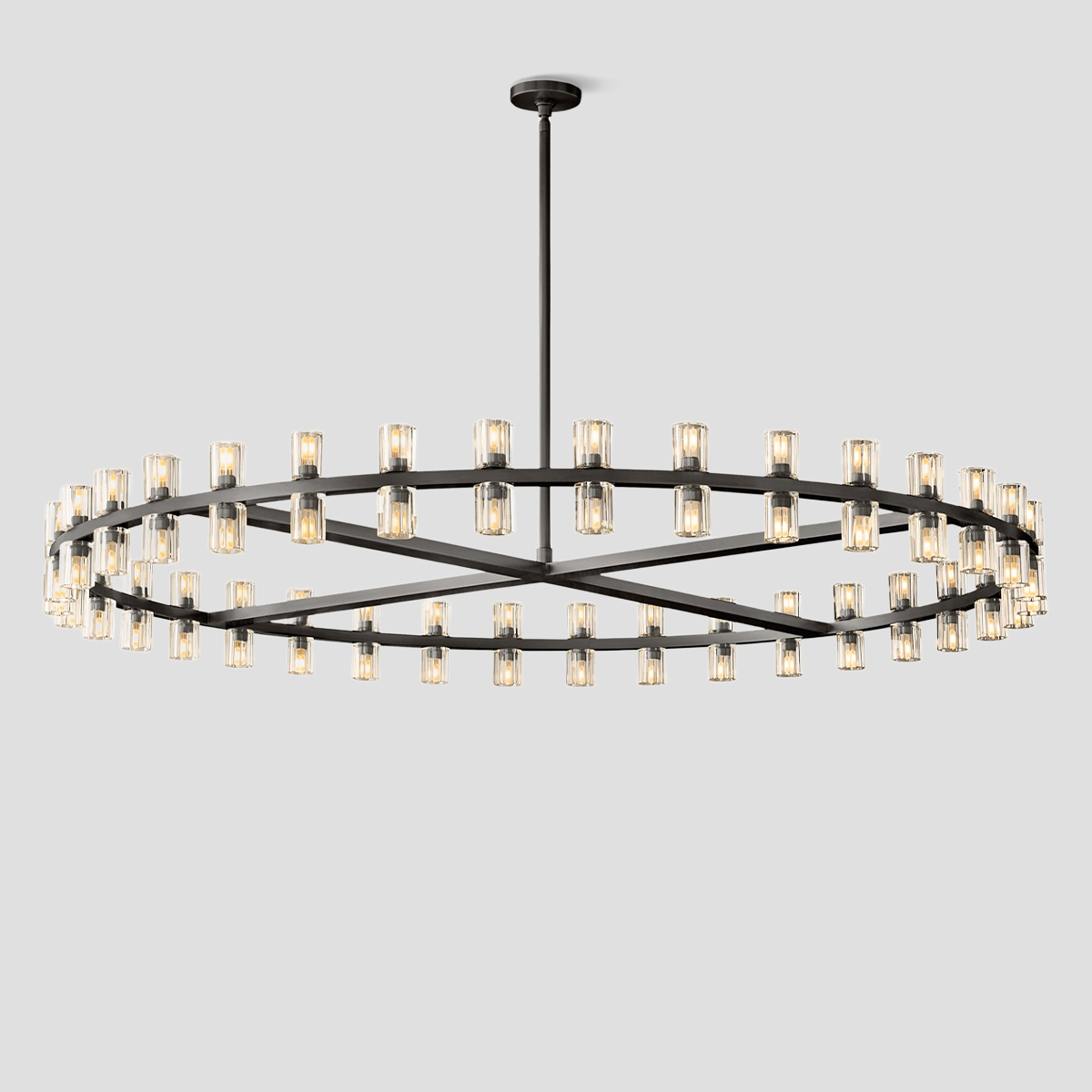 Arcachon Crystal Round Chandelier 48"-MEET LIGHTING
