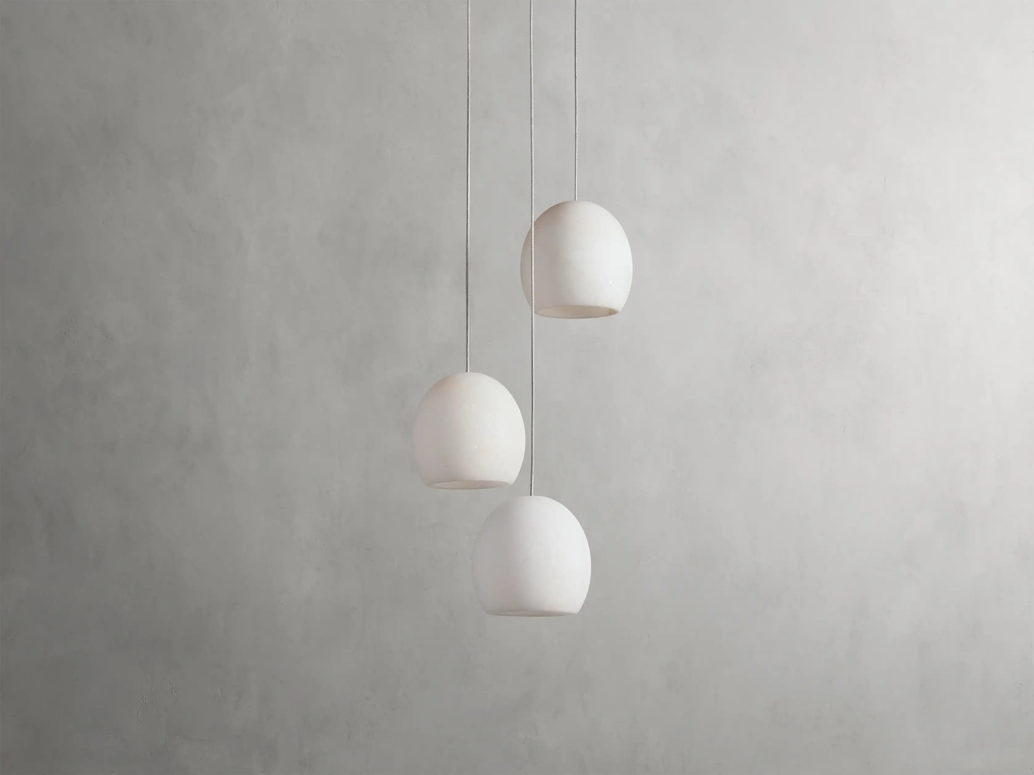 Arica Modern Round Alabaster Chandelier-MEET LIGHTING