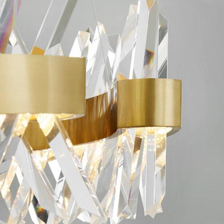 Arsenio Open Round Crystal Chandelier-MEET LIGHTING