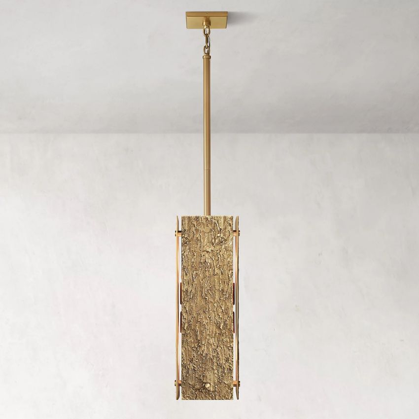 Arya Square Pendant 19"-Meet Lighting