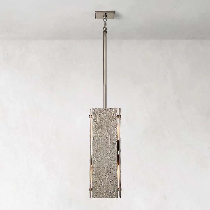 Arya Square Pendant 19"-Meet Lighting