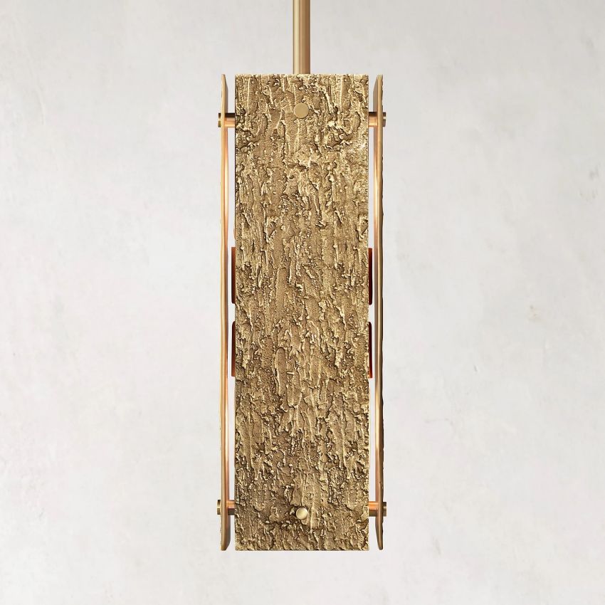 Arya Square Pendant 19"-Meet Lighting