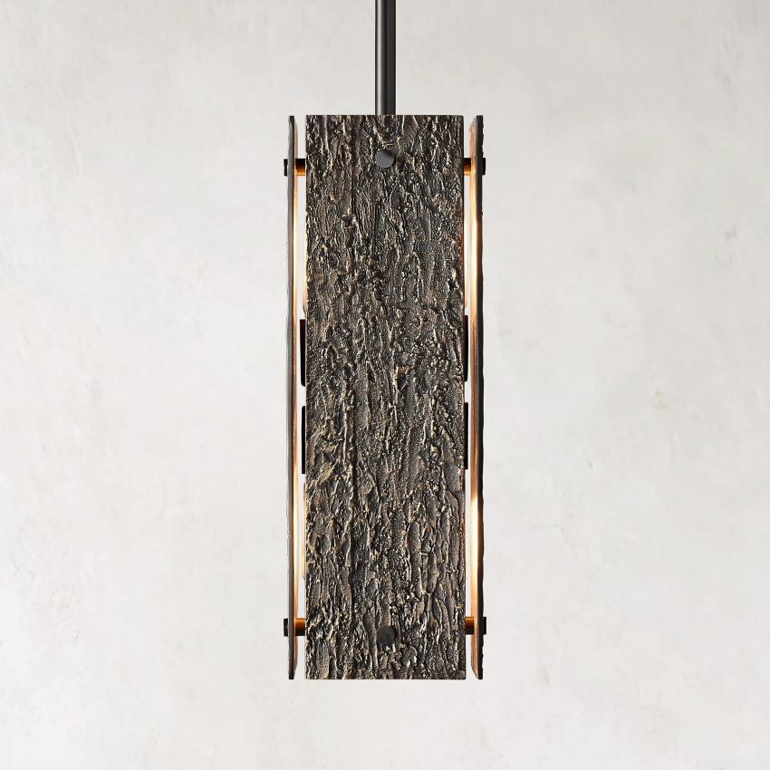 Arya Square Pendant 19"-Meet Lighting