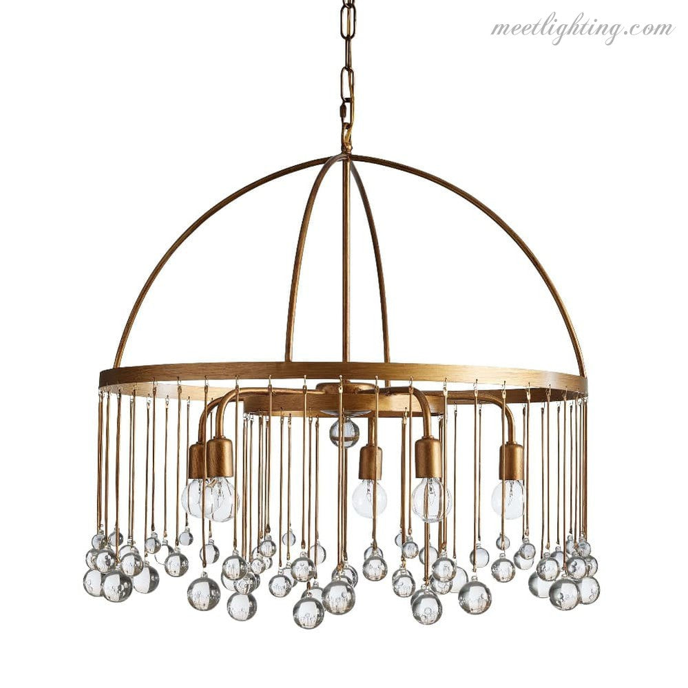Aubrey Round Chandelier-MEET LIGHTING