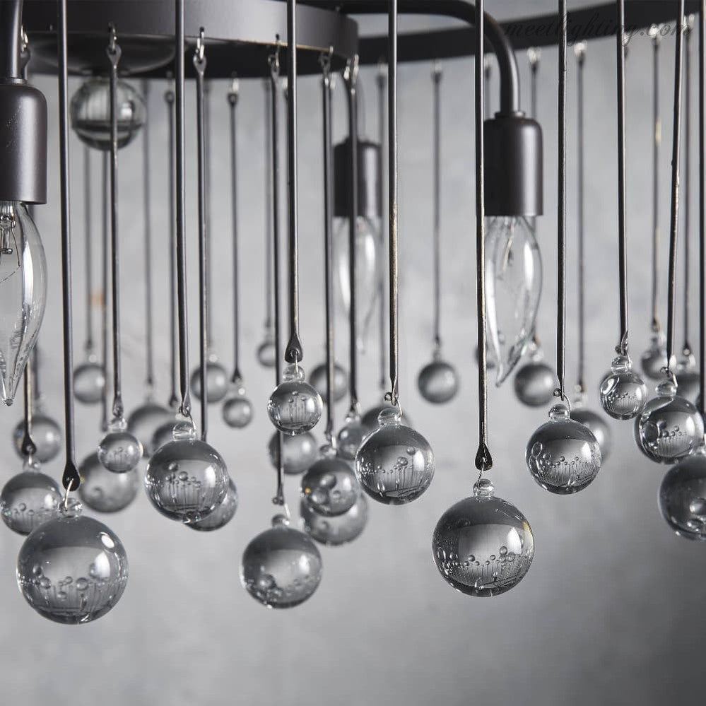 Aubrey Round Chandelier-MEET LIGHTING