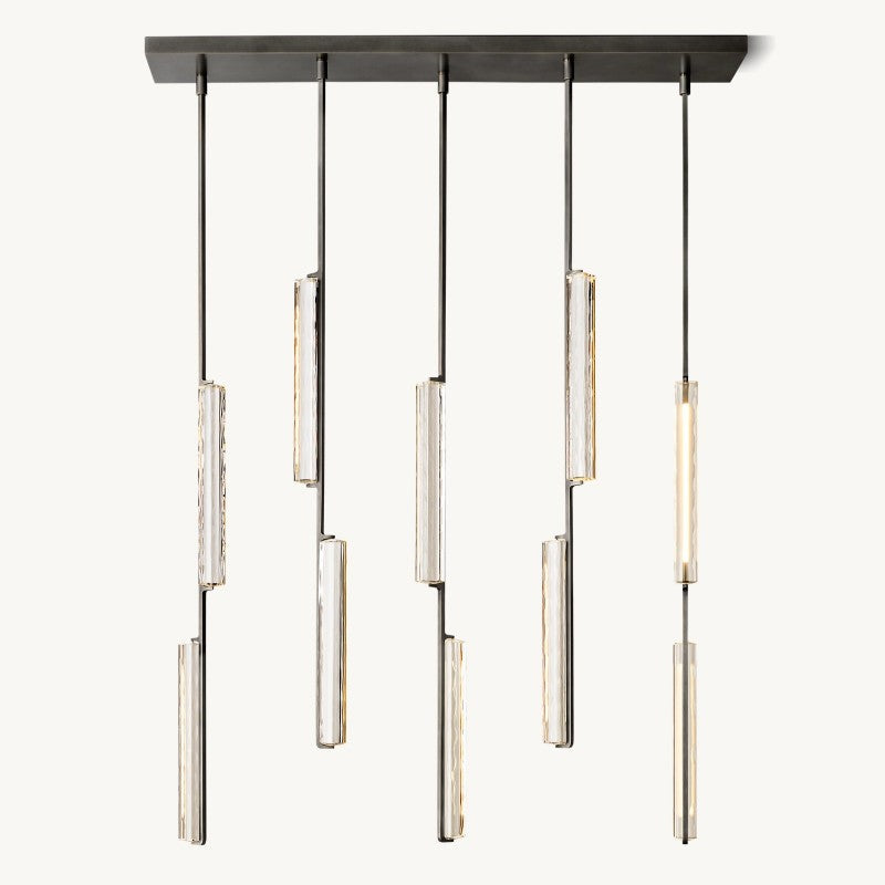 Audon Linear Chandelier 54"-MEET LIGHTING