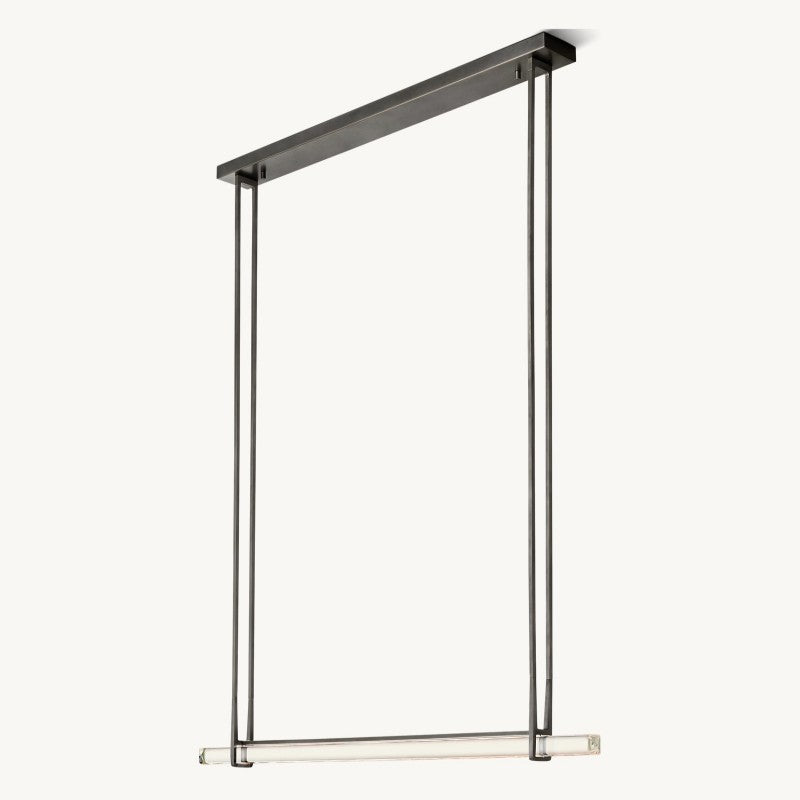 Audon Single Bar Linear Chandelier 60"-MEET LIGHTING