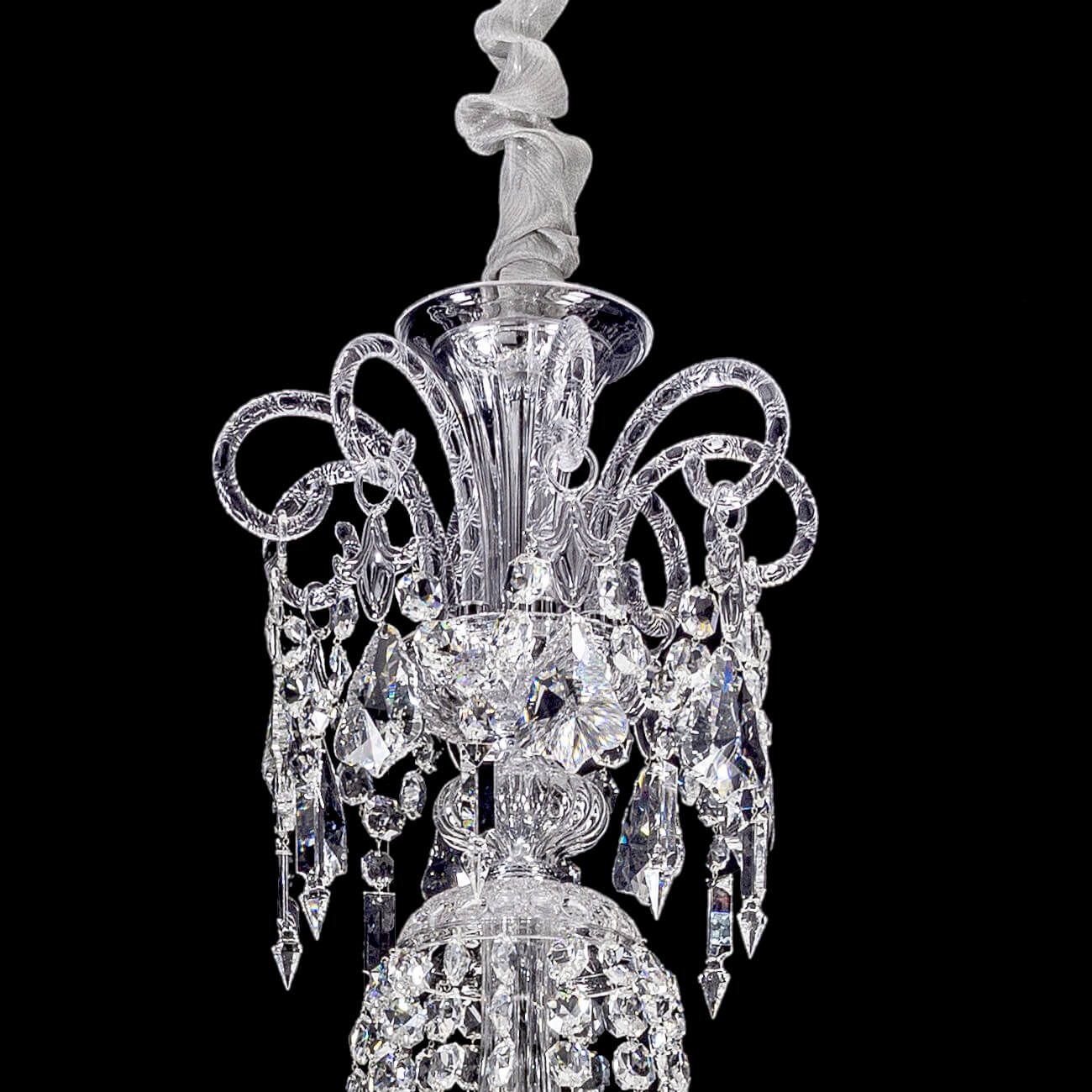 Baccarat Crystal Cups Chandelier For Living Room-MEET LIGHTING