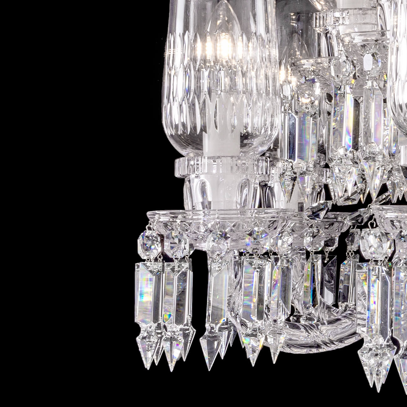 Baccarat Crystal Cups Chandelier For Living Room-MEET LIGHTING