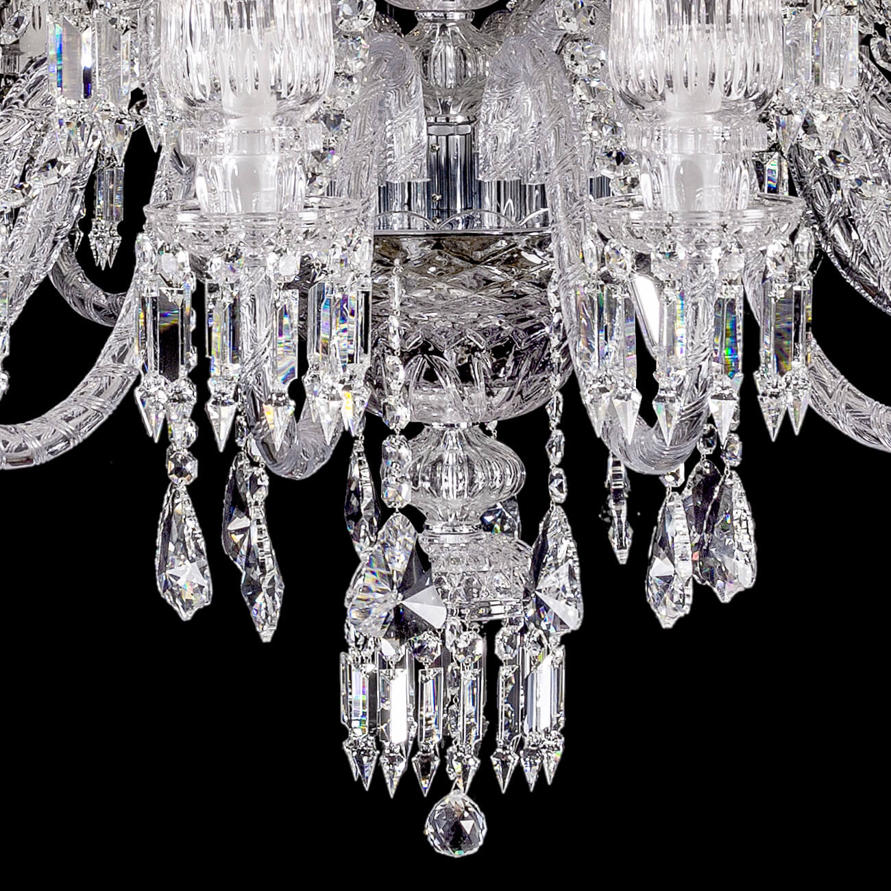 Baccarat Crystal Cups Chandelier For Living Room-MEET LIGHTING